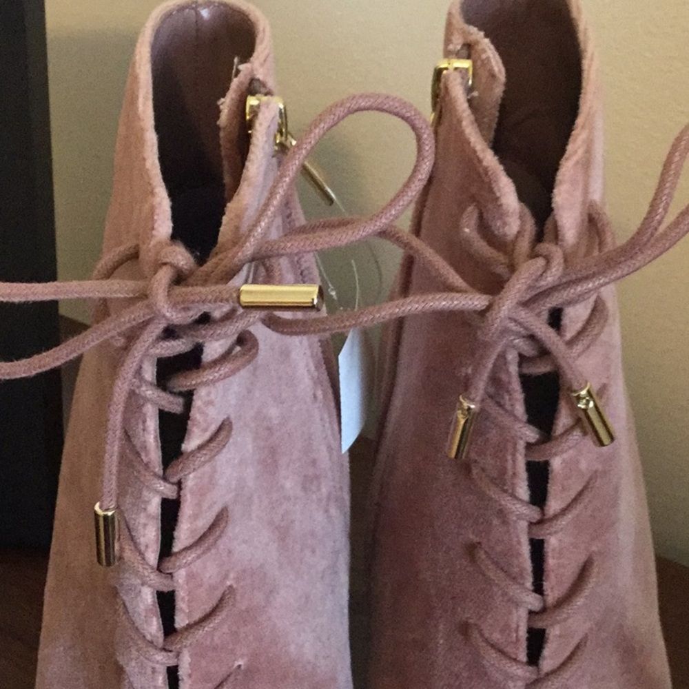 Joie Lakia Open Toe Velvet Bootie - Picture 4 of 8